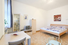 Dieses kleine Apartment ist für 2 Personen ideal geeignet und komplett ausgestat Vienna, Austria Freundliches helles 1-Zimmer Apartment nahe VIC Entire rental unit vacation rental 23675232