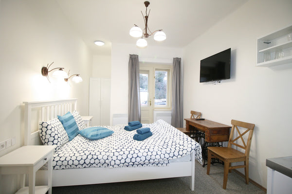 This cozy apartment with the balcony is in the great location  just a few steps  Prague, Czechia Renovated beautiful apartment with balcony- NEW! Entire rental unit vacation rental 22116277