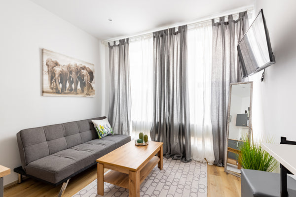 The modern furnished accommodation offers space for three guests and is located  Vienna, Austria Safari Apartment in Vienna Private room in rental unit vacation rental 44238978