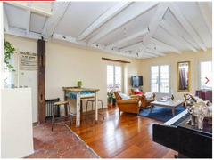 Nice  big studio on last floor with a beautiful view on Paris rooftop. 5 minutes Paris, France Nice flat in Montmarte Entire rental unit vacation rental 6633206