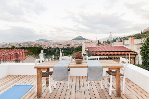 Lie back on the vast private roof terrace and take in unbelievable views of Acro Athens, Greece Sophisticated Boutique House in the Heart of Thiseio Entire home vacation rental 26559402