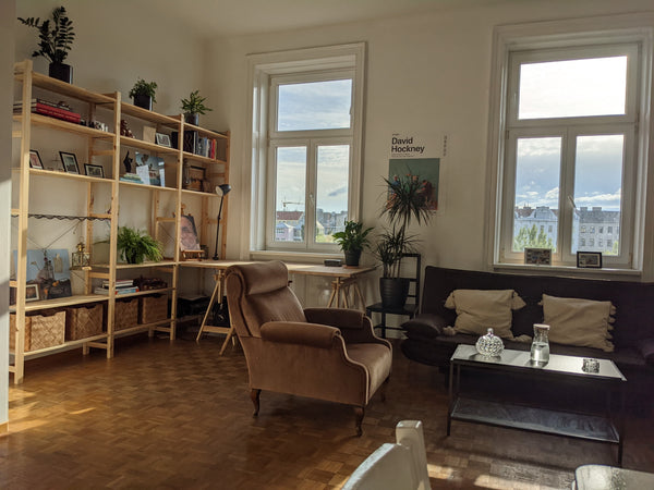 This stylish getaway would be perfect for a couple looking to work remotely or i  Bright and Airy Apartment in Central Vienna Entire rental unit vacation rental 659035084824440523