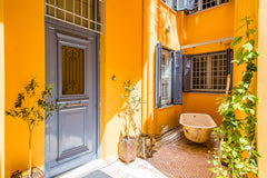 Cosy&modern atmosphere in an 19th cent. house. Situated in the city center in a  Athens, Attica, Greece Cosy 19th cent. athenian house&yard Entire home vacation rental 12541475