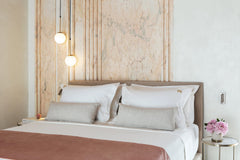 Special architecture with marble details, our top floor suite  consists of a kin Chania, Greece Sunstone Suite - Mirabile Luxury Suites Room in boutique hotel vacation rental 44729775