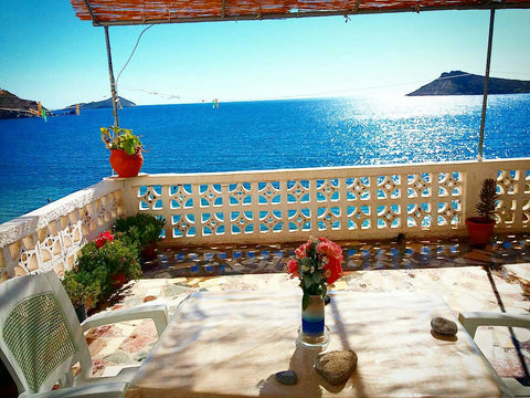 Air-conditioned studios for rent with kitchenette and a wonderful sea view from   Sea view studio 1 Entire rental unit vacation rental 17651442