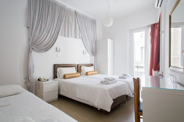 My place is close to restaurants and dining, public transport, and nightlife. Yo Athens, Attica, Greece Triple Room with private shower & Balcony Room in boutique hotel vacation rental 16389873