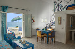 Blue wave is a luxurious villa next to the sea. It is built at the waves edge,   Koutsouras, Greece Blue Wave Entire rental unit vacation rental 13721668