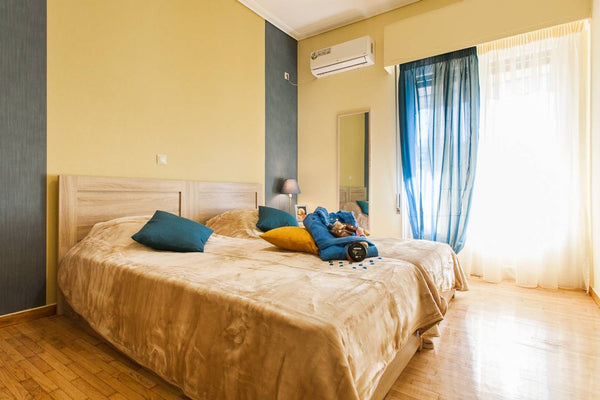 You will be very lucky to stay in this PRIVATE TWIN BEDROOM! Good stay guarantee Athens, Greece Central View private room 3 TWIN room Acropolis/Metro Private room in rental unit vacation rental 22143442