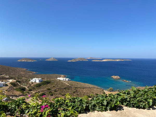 Stunning birds eye views from the highest house on the island , 4 terraces each  Maussane-les-Alpilles, France Lipsi House Stunning Views Entire villa vacation rental 675339659372288897