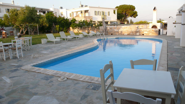 Each room in our family hotel has a balcony with a sea view, en-suite shower roo Greece Anezina Hotel, Drios, Paros Private room in bed and breakfast vacation rental 19652871