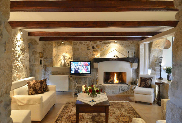 Villa Pannona is a luxury 3-bedroom villa with loft, built in traditional way, l Heraklion, Greece Villa Pannona  ''in the center of crete'' Entire villa vacation rental 15518737