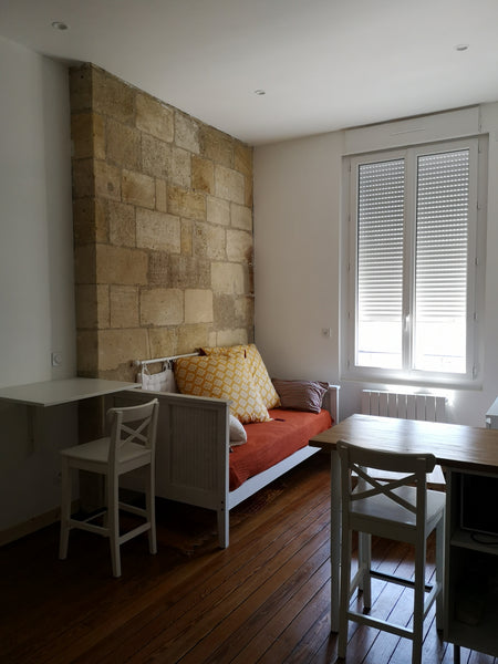 Très  agréable studio 27m², refait à neuf, très lumineux, au 2ème étage sans asc  Bordeaux: Studio très lumineux Entire rental unit vacation rental 25031295
