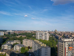 Quiet, spacious and comfortable falt with a superb view on Brussels, located in  Brussels, Belgium Pleasant bedroom and free parking on site Private room in bed and breakfast vacation rental 27121392