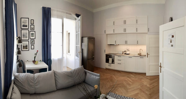 Completely new one bedroom apartment located in a wonderful neighborhood of Vino Prague, Czechia Amazing fresh new one bedroom apt. in Vinohrady Entire rental unit vacation rental 30872865