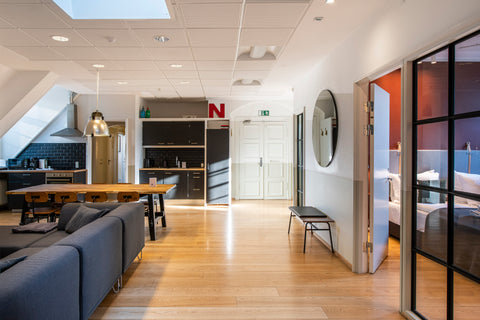 A huge loft apartment all to yourselves. It comfortably sleeps 10 guests in 5 se Copenhagen, Denmark By The Garden 2 - IntoThisPlace Entire rental unit vacation rental 23388703