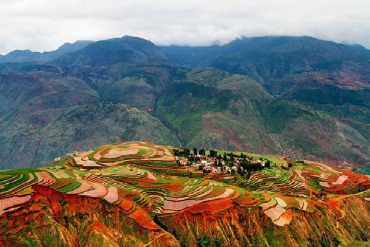 Two Days Colorful Private Tour from Kunming to Dongchuan Red Land  Private Tours and Travel Guide Asia Shanghai CITY Kunming Destination Tour