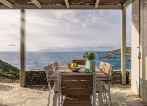 New villa, built in a carefully selected spot with unobstructed views of the Aeg Athens, Greece Kalo Livadi Villa by K4 Kythnos Cycladic home vacation rental 48022984