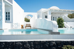 Staying at Boutique villa "EMERALD" you have the privilege of having Hotel Servi Greece EMERALD:3BD Sunset/Sea View Villa w/ Pool & HotTub Cycladic home vacation rental 3003011