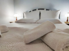 A room with one bedroom, located on the ground floor. The bedroom has one double Chania, Greece Village Drapanias Entire rental unit vacation rental 44515824