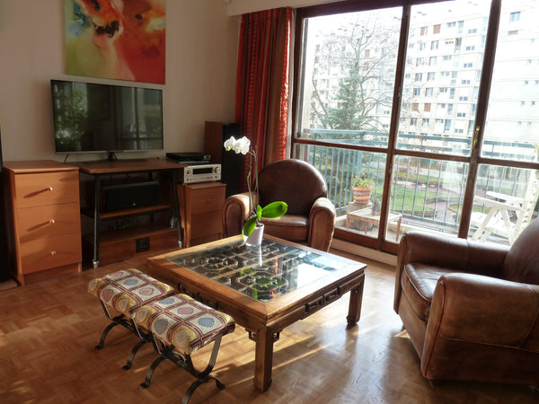 Bel appartement 68m2, quartier très agréable (parcs, commerces, Seine).<br />Lum Paris, France Agréable calme lumineux 68m2 Entire rental unit vacation rental 5233614