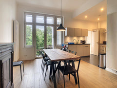 Superb apartment furnished with taste. <br />Our 110m2 renovated and fully furni Shanghai, China Spacious apartment in the heart of Ixelles Entire rental unit vacation rental 20659375