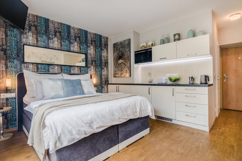 A perfect place for young couples who want to discover the magic of hundred-spir Prague, Czechia Terrace Apartment Prague Entire condo vacation rental 11450090