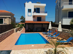 Sea and mountain views, four bedroom, private swimming pool, air conditioning, s Tavronitis, Greece Villa Olympia with private pool and sea view Entire villa vacation rental 4786135