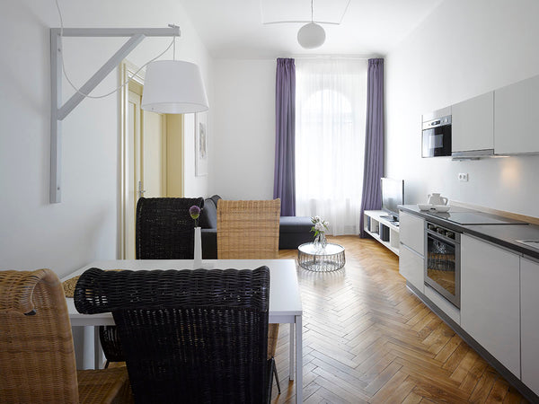 Playfully furnished ground floor apartment for 4-8 people with two bedrooms and  Prague, Czechia Frida 2 bedroom apartment Entire serviced apartment vacation rental 16264173