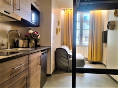 Small and cosy studio, the Mezzo will welcome you during your stay in Lyon. This Lyon, France MEZZO - Studio tout confort secteur de Perrache Entire rental unit vacation rental 43923468