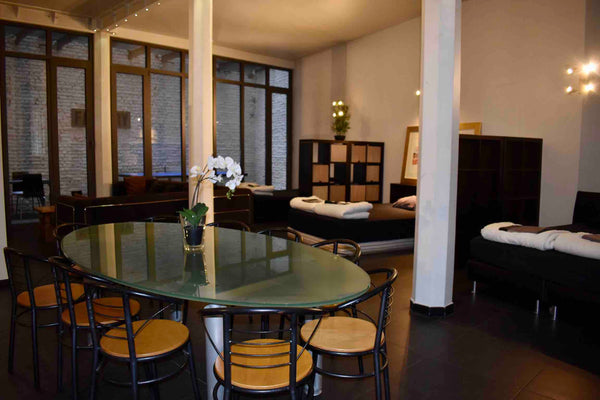 In the heart of Brussels on ground floor - Huge loft of 150 m² with 2 rooms and  Brussels, Belgium 2 rooms LOFT in Center of Brussels Entire loft vacation rental 48617581