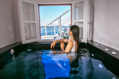 Aurora Grace Villas belong to White Pearl Villas family and it is ideal for gues Thira, Greece Aurora Grace Villas, indoor plunge pool & sea view Room in aparthotel vacation rental 34889945