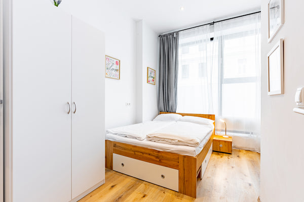 The modern furnished accommodation offers space for two guests and is located in Vienna, Austria LOVELY AND STYLISH HOME Private room in condo vacation rental 35144700