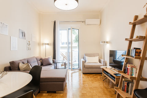 A luxuriously renovated apartment in the heart of vibrant Pagrati, 500m from the Athens, Greece The 60's Athenian Entire rental unit vacation rental 24579452