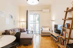 A luxuriously renovated apartment in the heart of vibrant Pagrati, 500m from the Athens, Greece The 60's Athenian Entire rental unit vacation rental 24579452