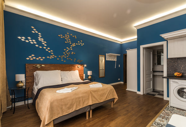 The apartment offers accommodation for 2 people in a spacious apartment with a t  Residence Vaclavska  -  Deluxe Apartment Entire serviced apartment vacation rental 23782524