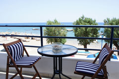 Unobstructed view of the Mediterranean Sea from a private balcony, just in front  Rodos Beach Villa Entire villa vacation rental 13143866