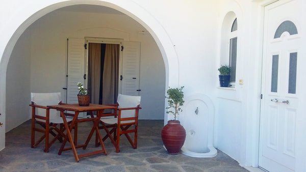 A holiday apartment with landscaped garden,located in a countryside area only 5' Greece Countryside apartment near Parasporos beach-4 Entire rental unit vacation rental 18206515