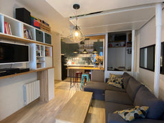 Joli studio tout neuf avec lit escamotable et accès sur cour.<br />L'appartement Lyon, France Studio cocooning dans Lyon Entire rental unit vacation rental 38640617