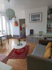 Mon logement est proche du metro, canal, parc, salle de concert, bar, restaurant Paris, France Appartement lumineux Entire rental unit vacation rental 15125899