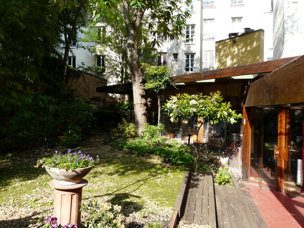 Enjoy a room in the original atmosphere of boat cabin in the garden of an archit Paris, France Bed & Bamboo Private room in townhouse vacation rental 2641995