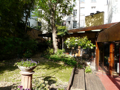 Enjoy a room in the original atmosphere of boat cabin in the garden of an archit Paris, France Bed & Bamboo Private room in townhouse vacation rental 2641995