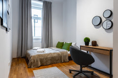 A spacious newly renovated 2-bedroom apartment is a perfect place to spend time   Precious apartment in calm district area Entire rental unit vacation rental 50890607