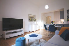 Beautifully designed apartments with separate cozy bedroom and bright and spacio Prague, Czechia ☆NEW☆ Cozy & Stylish Apartment ❤ GREAT LOCATION! Entire rental unit vacation rental 40149807