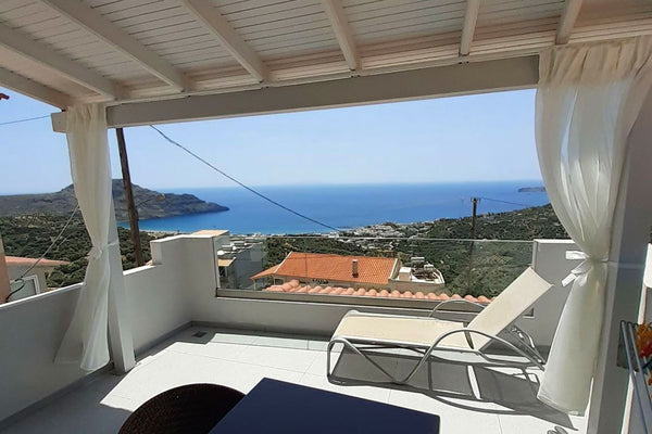 Fully equipped traditional style apartment in Crete with breathtaking sea view.< Chania, Greece AnnaView Top Floor Suite No11 with amazing Seaview Entire rental unit vacation rental 5558520