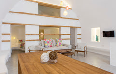 A 70sq m double-storey cave dwelling consisting of 2 bedrooms (king size bed dow Thera, Greece Ayoba Santorini - Canava Suite Cave vacation rental 12435851