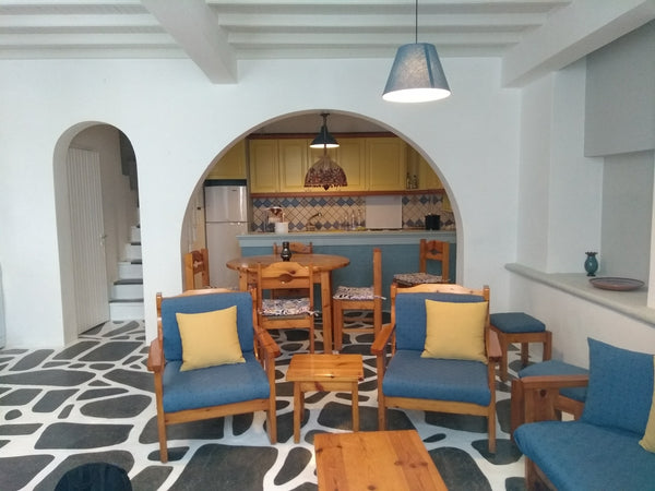Two floor traditional Cycladic house in the center of Mykonos Chora (Town), loca Athens, Greece Nikos & Efi Fabrica Residence is nearto everything Cycladic home vacation rental 18483207