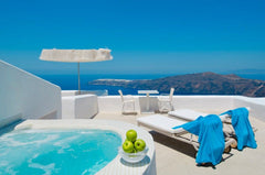 The Deluxe Suite is individually and uniquely designed, offering spacious accomm  Deluxe Suite with private hot tub & caldera view Private room in bed and breakfast vacation rental 21721311