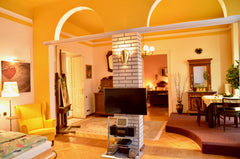 Large Art Nouveau apartment 160 m2 - 5 rooms, 2 bathrooms, 3 toilets , 1st floor Prague, Czechia Stylish apartment in the center of Prague, 160 m2 Entire rental unit vacation rental 22350193