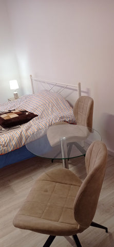 A very spacious room with a nice view of the Athens houses. Good lighting and a  Athens, Greece Cheryl's Beautiful apartment Private room in condo vacation rental 568031318305208031