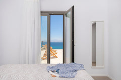 Spacious suite, 50 sq. m. in total, with one bedroom and a living room with a ki Patima, Greece Superior One Bedroom Sea View Suite Entire serviced apartment vacation rental 44158237